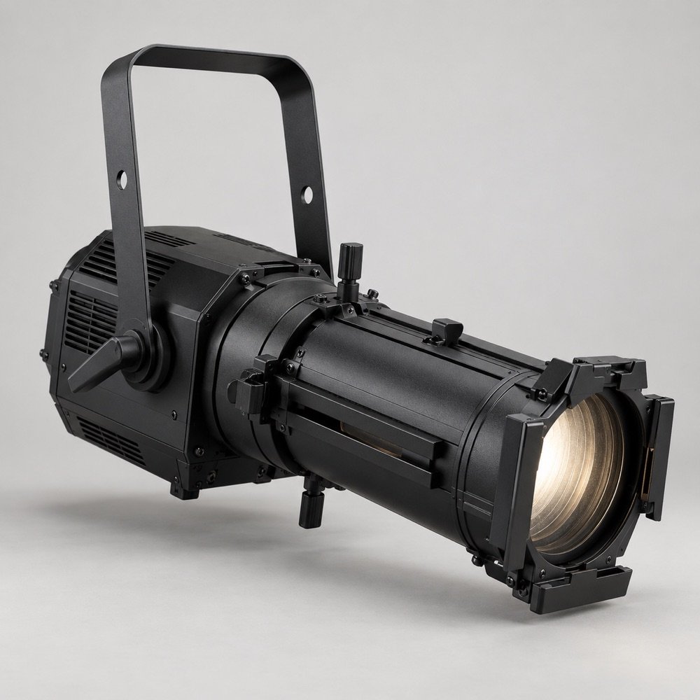AI illustration of KZ-CX200 200W LED Profile Light; not an inventory photograph