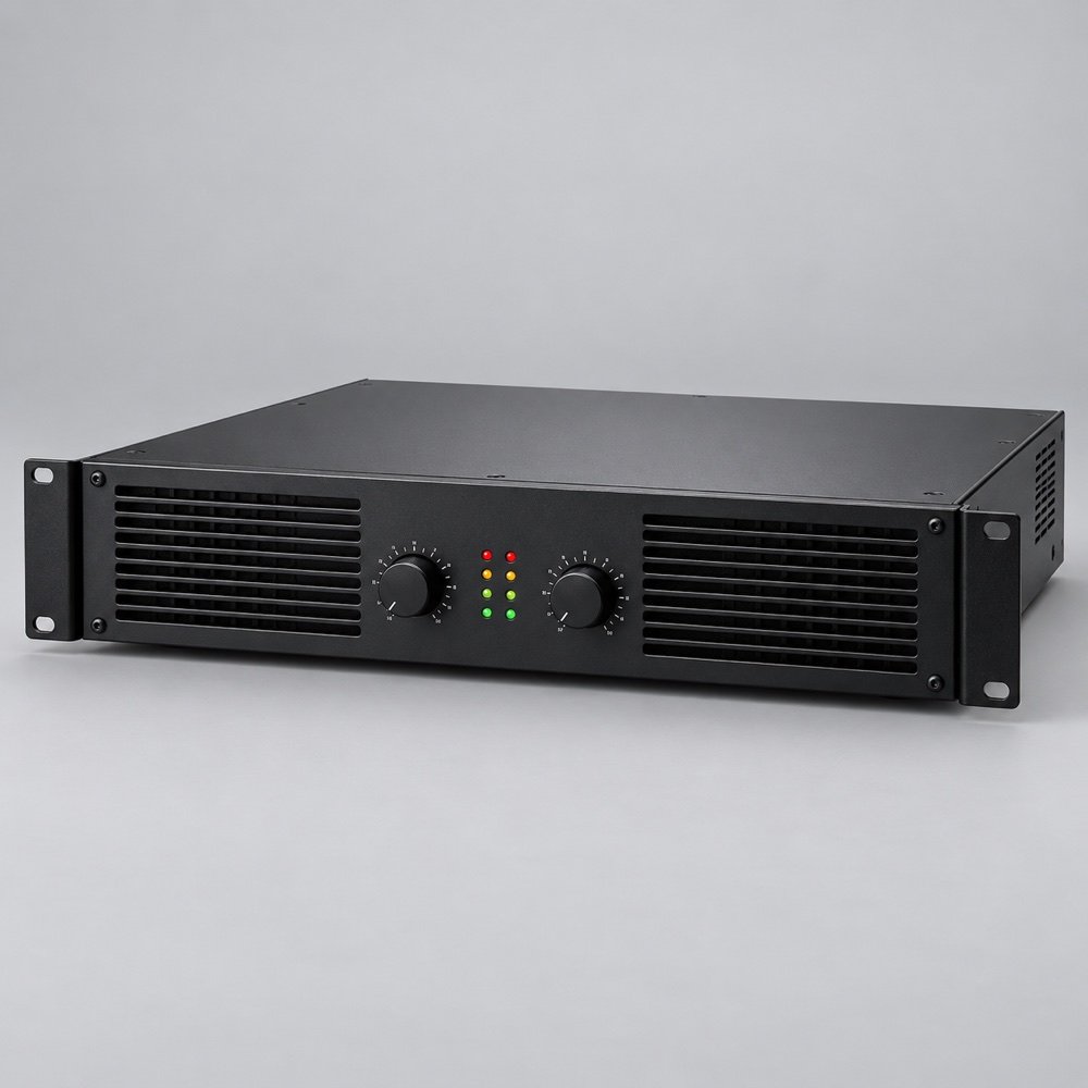 Representative amplifier illustration for M4000; exact model appearance is unconfirmed