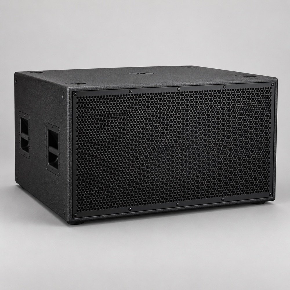 AI illustration of S118H 18-Inch Subwoofer; not an inventory photograph